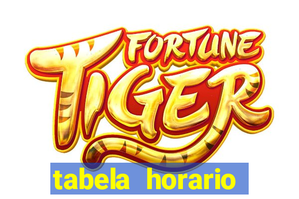 tabela horario pagante fortune tiger