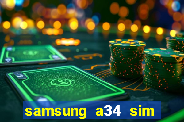 samsung a34 sim card slot