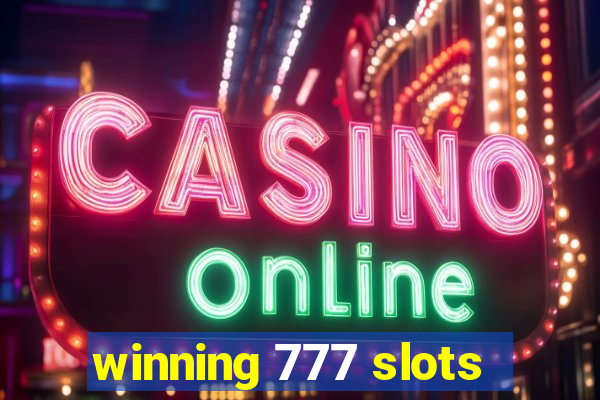 winning 777 slots