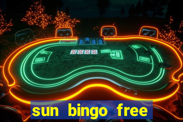 sun bingo free spins code