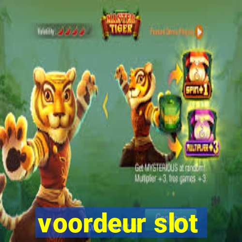 voordeur slot