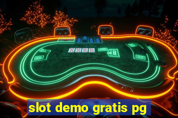 slot demo gratis pg