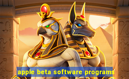 apple beta software programs