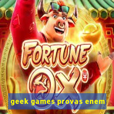 geek games provas enem