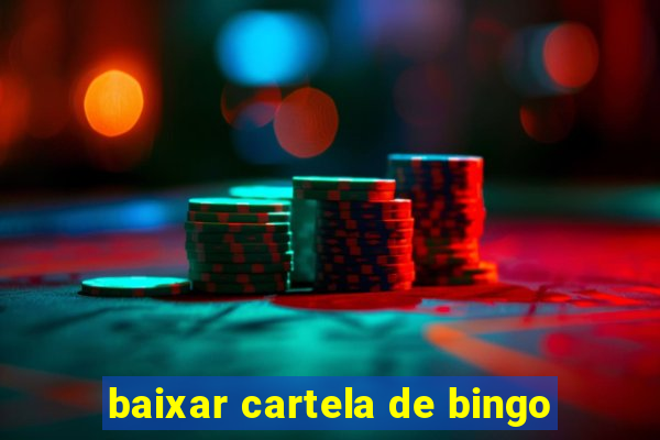 baixar cartela de bingo