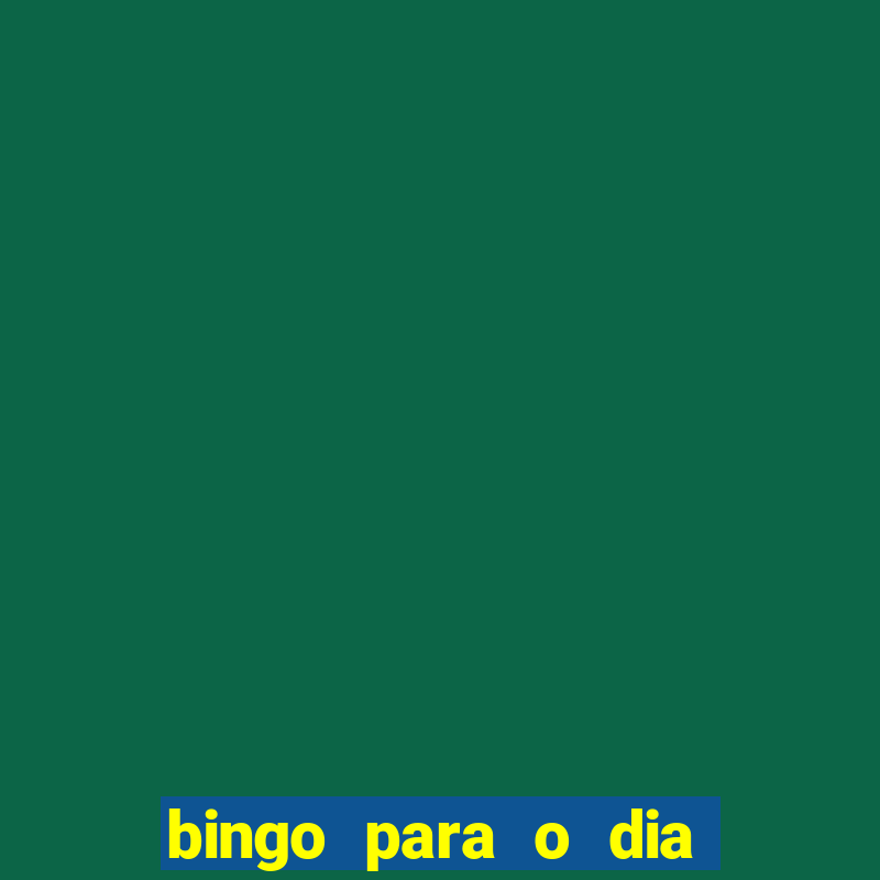 bingo para o dia da mulher