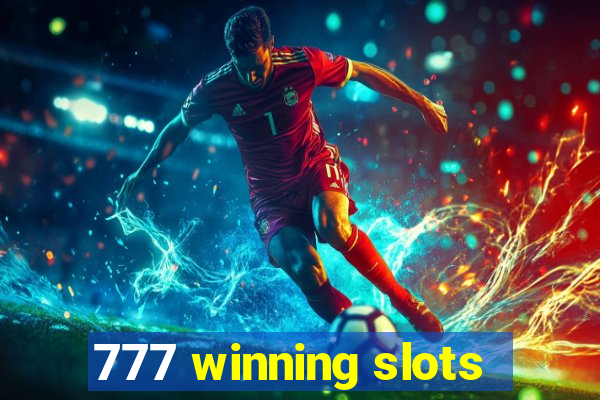 777 winning slots