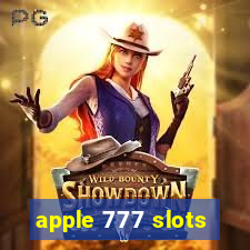 apple 777 slots