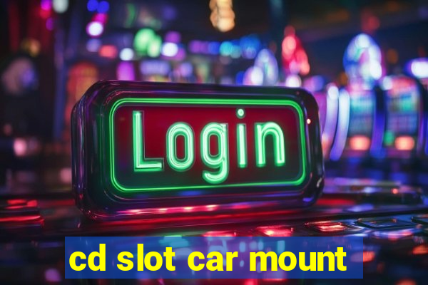 cd slot car mount