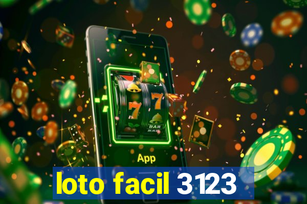 loto facil 3123