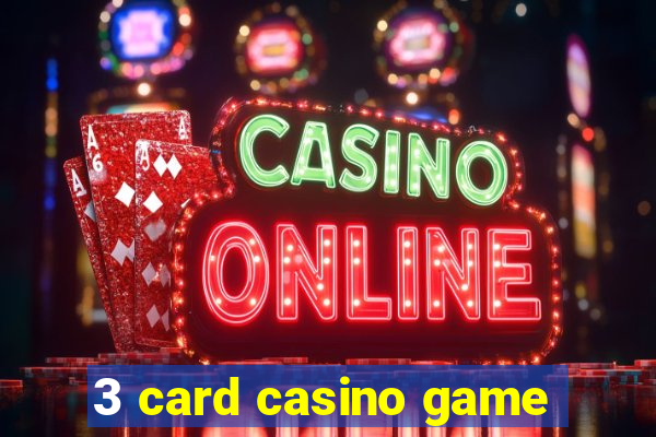 3 card casino game