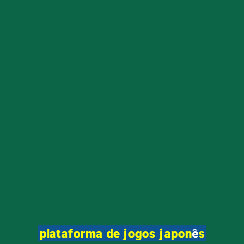 plataforma de jogos japonês