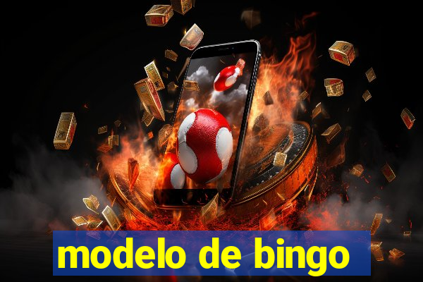 modelo de bingo