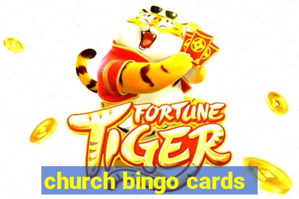 church bingo cards