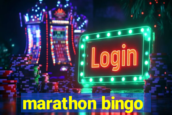 marathon bingo