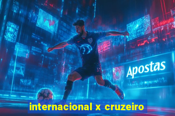 internacional x cruzeiro