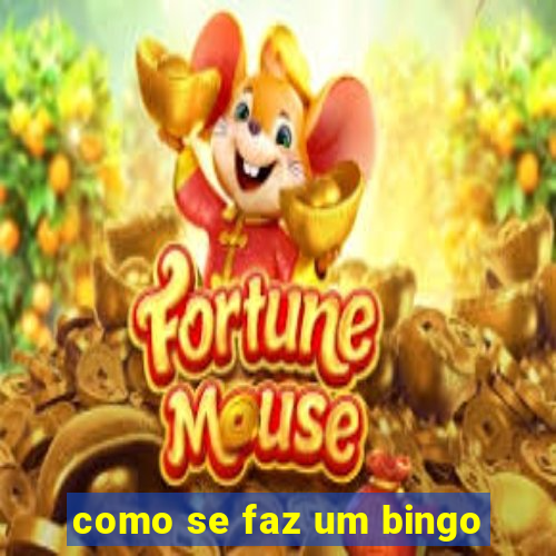 como se faz um bingo