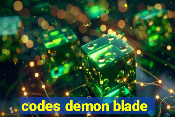 codes demon blade