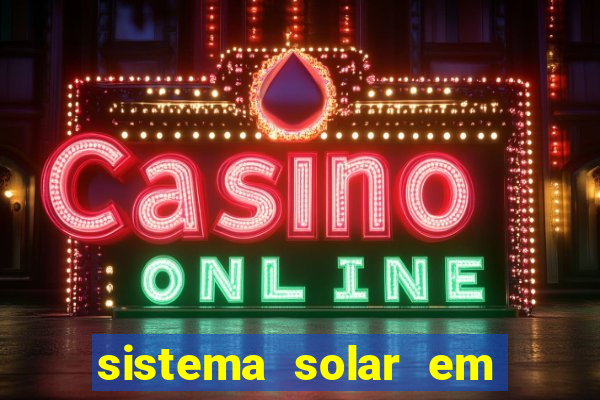 sistema solar em tempo real