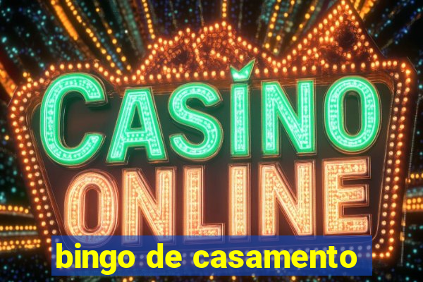 bingo de casamento