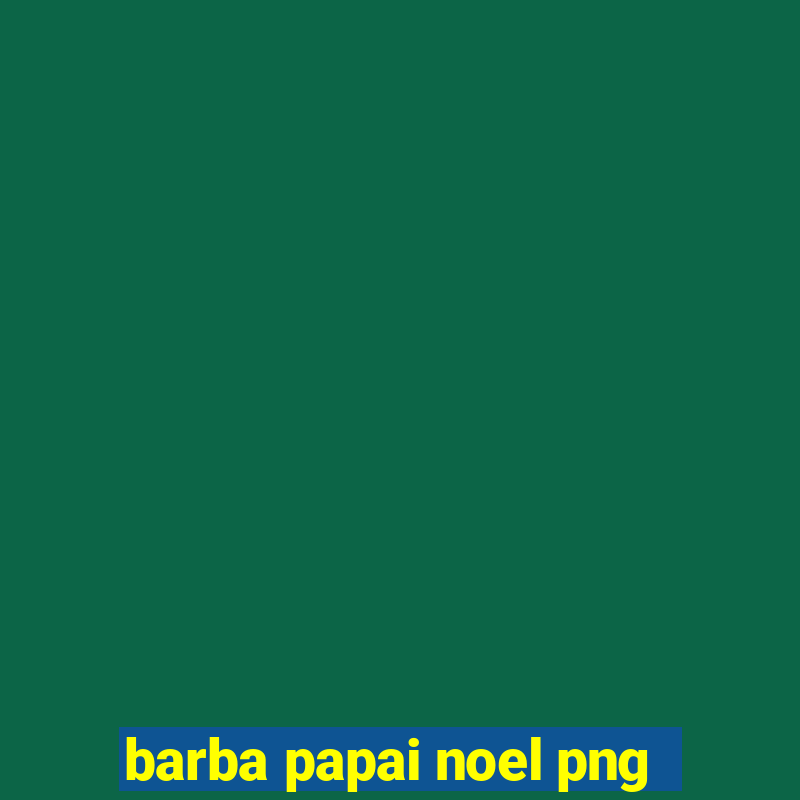 barba papai noel png