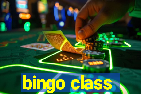 bingo class