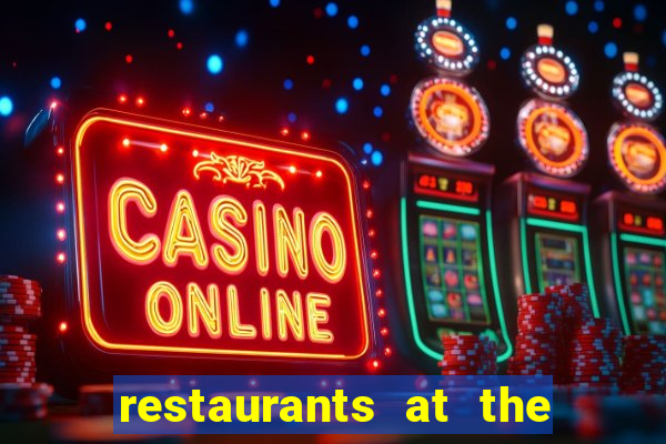 restaurants at the cosmopolitan casino