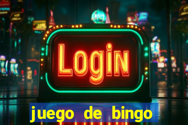 juego de bingo para ganar dinero