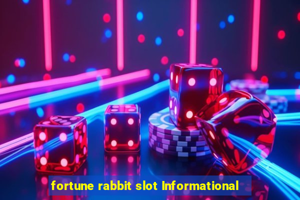 fortune rabbit slot Informational