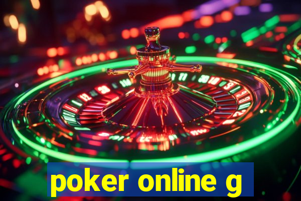 poker online g