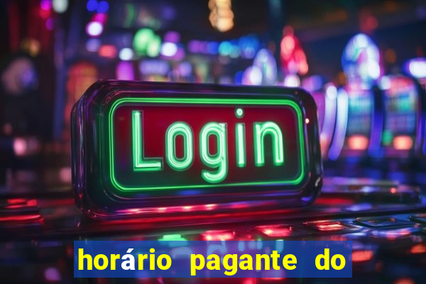 horário pagante do fortune tiger hoje