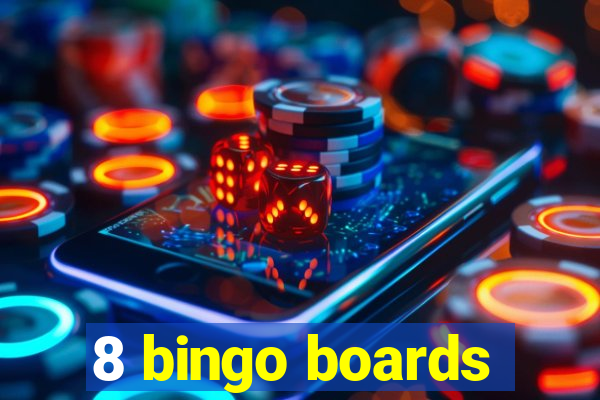 8 bingo boards