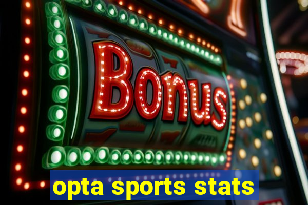 opta sports stats