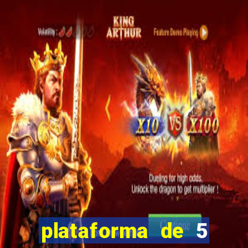 plataforma de 5 reais cassino