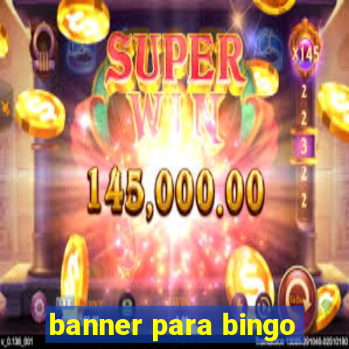 banner para bingo