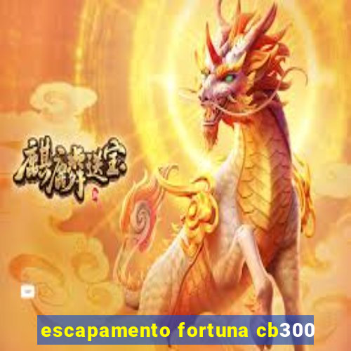 escapamento fortuna cb300