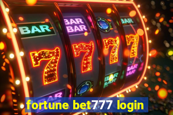 fortune bet777 login