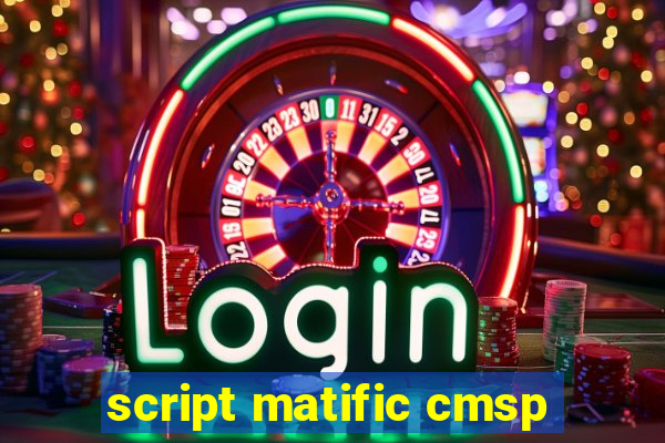 script matific cmsp