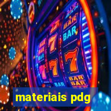 materiais pdg