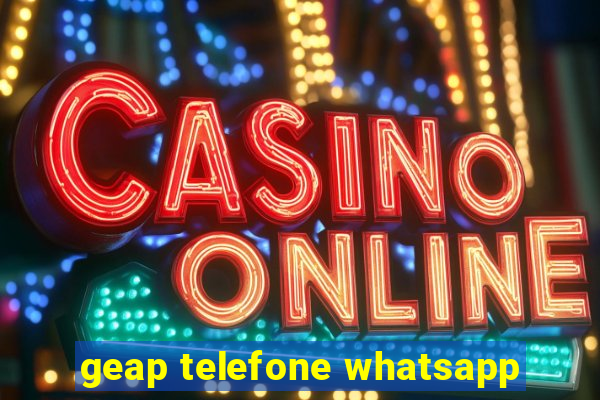 geap telefone whatsapp