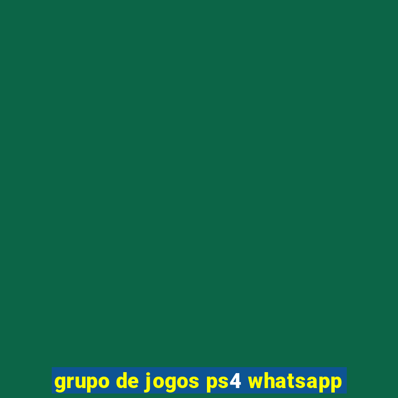 grupo de jogos ps4 whatsapp