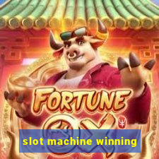 slot machine winning