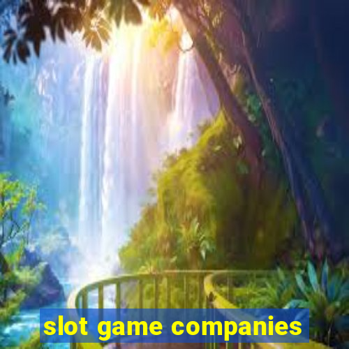 slot game companies