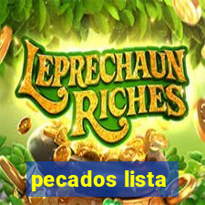 pecados lista