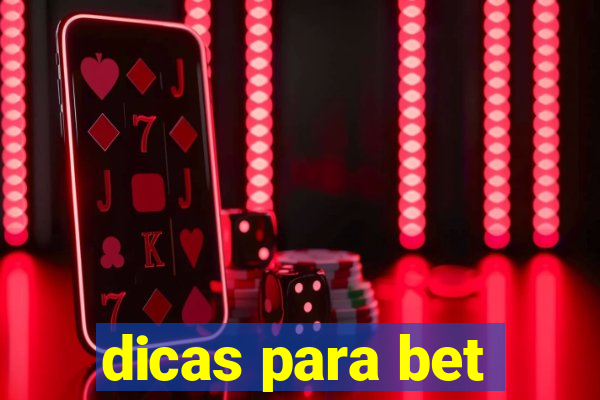 dicas para bet