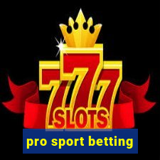 pro sport betting