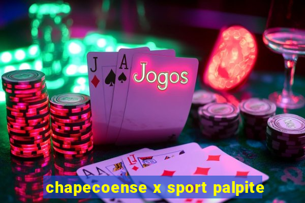 chapecoense x sport palpite