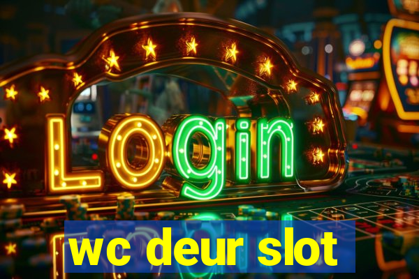 wc deur slot