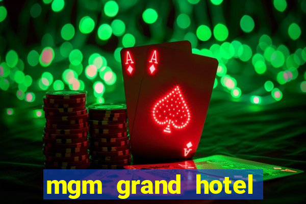 mgm grand hotel and casino address