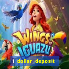 1 dollar deposit bonus casino